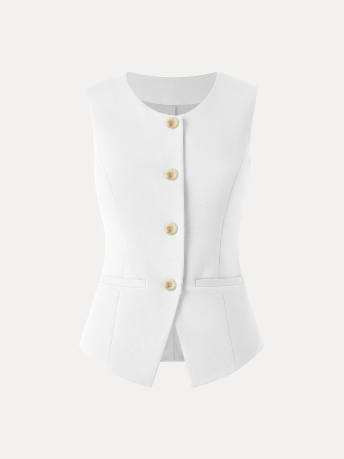 Office Staple Waistcoat with Pockets