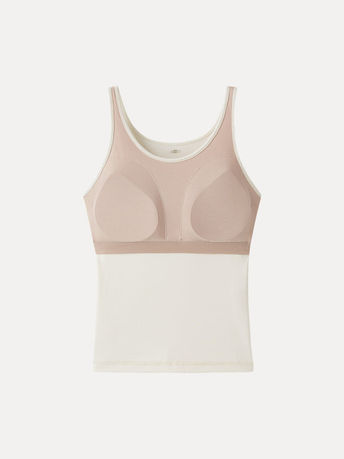 Cotton Lyocell U-Neck Bra Tank