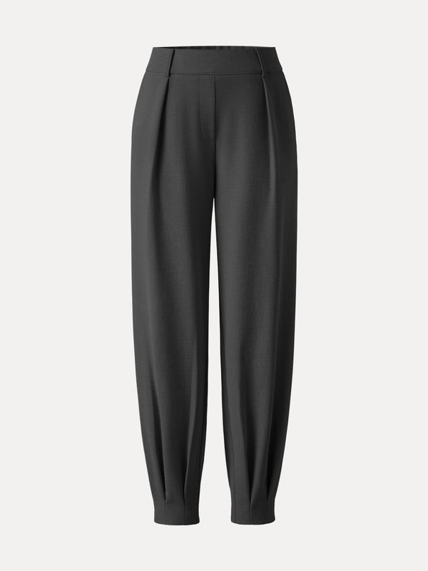 Stretch Linen-Like Wrinkle-Resistant Tapered Pant