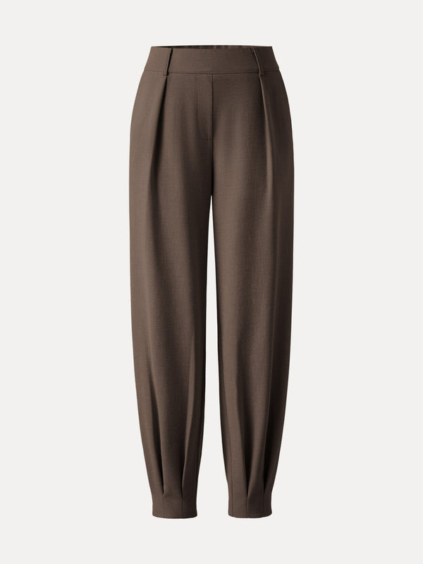 Stretch Linen-Like Wrinkle-Resistant Tapered Pant