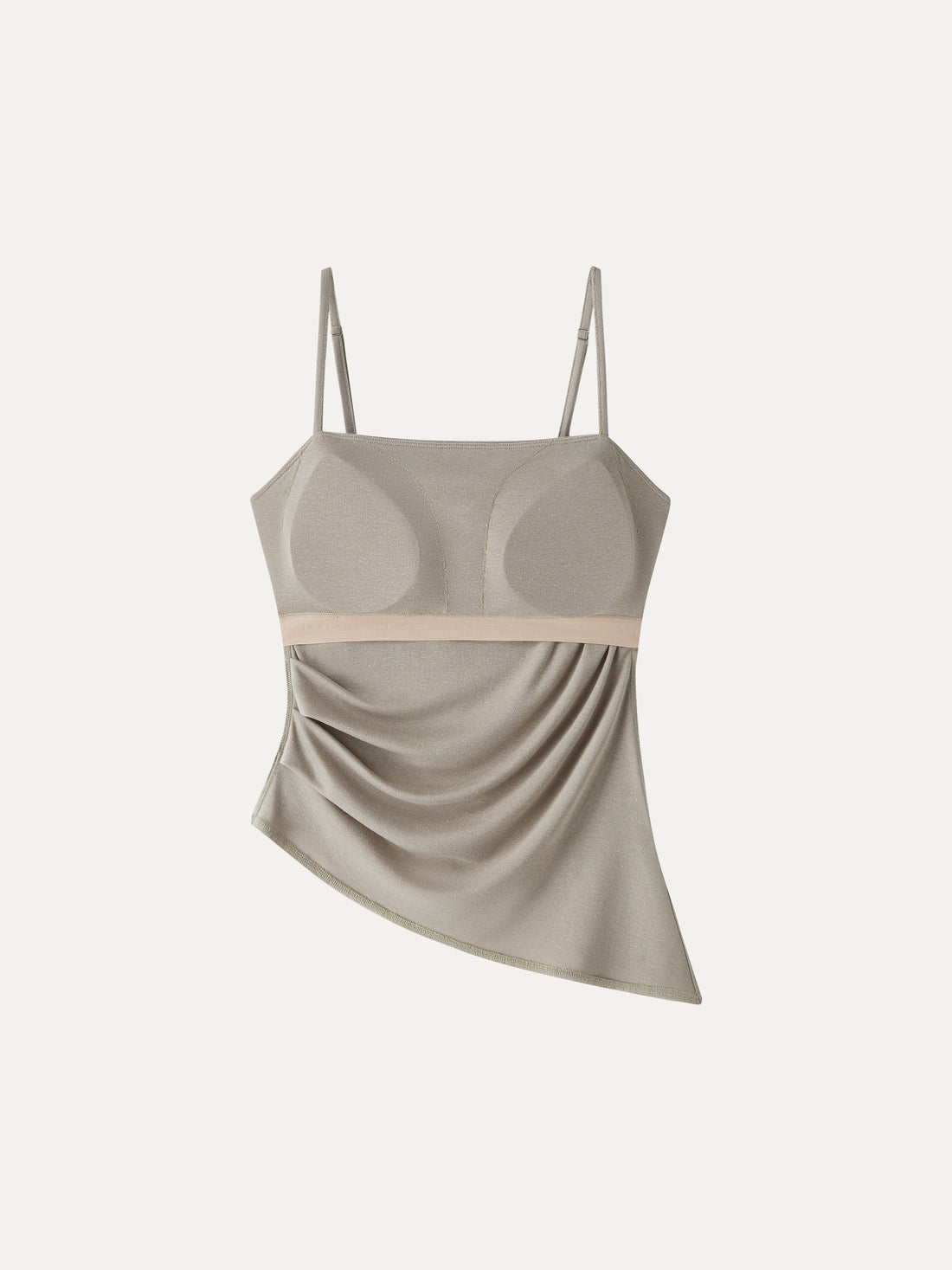 Spaghetti Bra Top with Side Slit