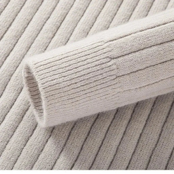 ZERMATT High Collar Half Zip Sweater