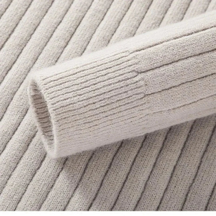 ZERMATT High Collar Half Zip Sweater