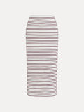 White/Marron Stripe