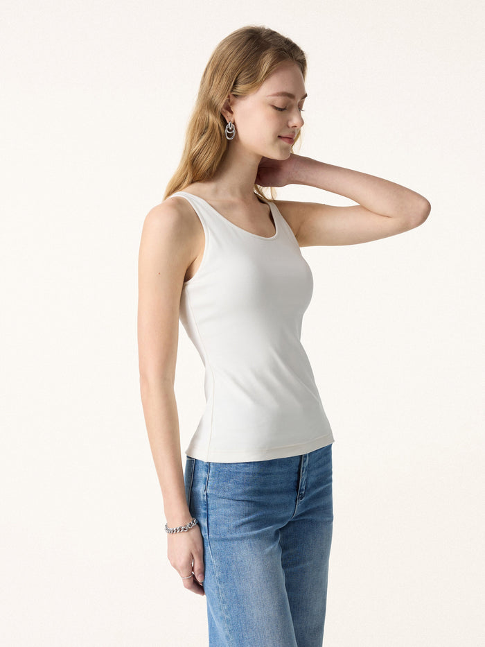 Lyocell U-Neck Bra Tank