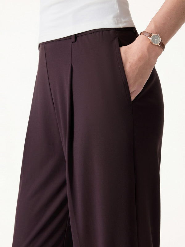 Stretchy Flowy High Rise Wide Leg The Success Pants