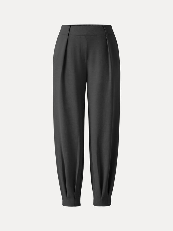 Stretch Linen-Like Wrinkle-Resistant Tapered Pant