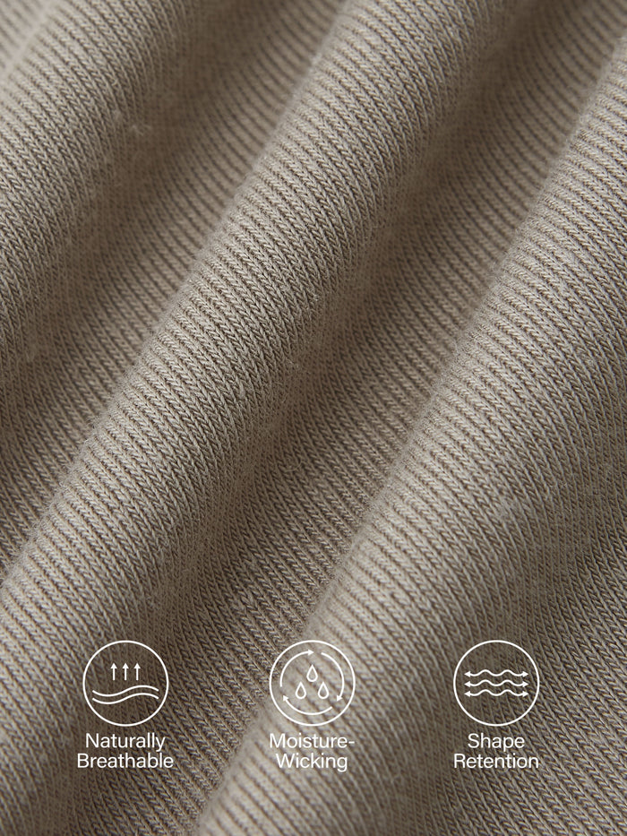 Soft Linen Knit Gathered A-Line Maxi Skirt with Pockets