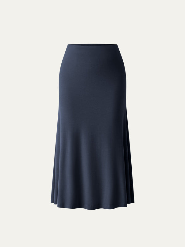 Breezy Pull-on Mermaid Midi Skirt