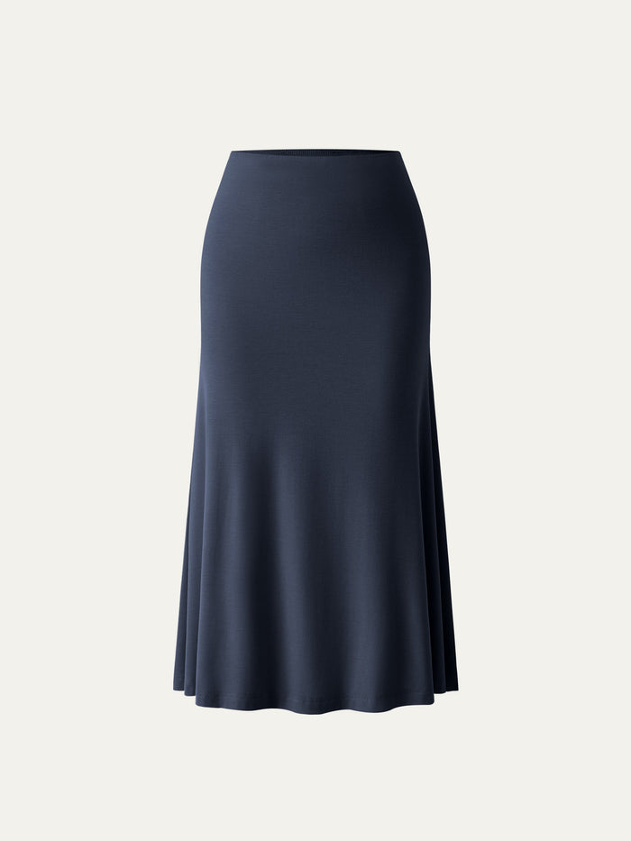 Breezy Pull-on Mermaid Midi Skirt