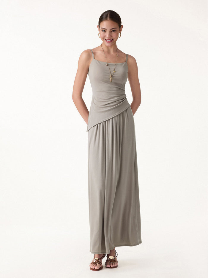 Spaghetti Bra Top with Side Slit