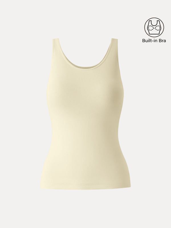 Lyocell U-Neck Bra Tank