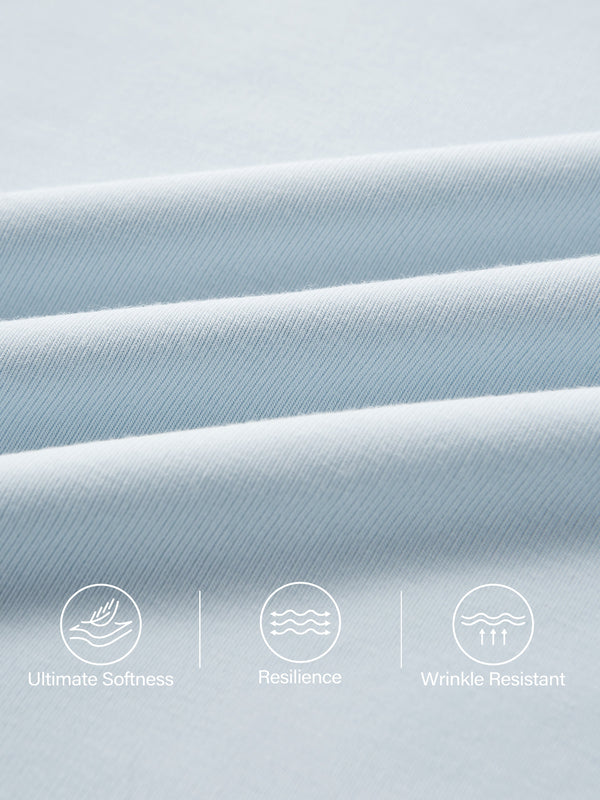 Surplice Cap Sleeve Side Ruched Fitted Tee